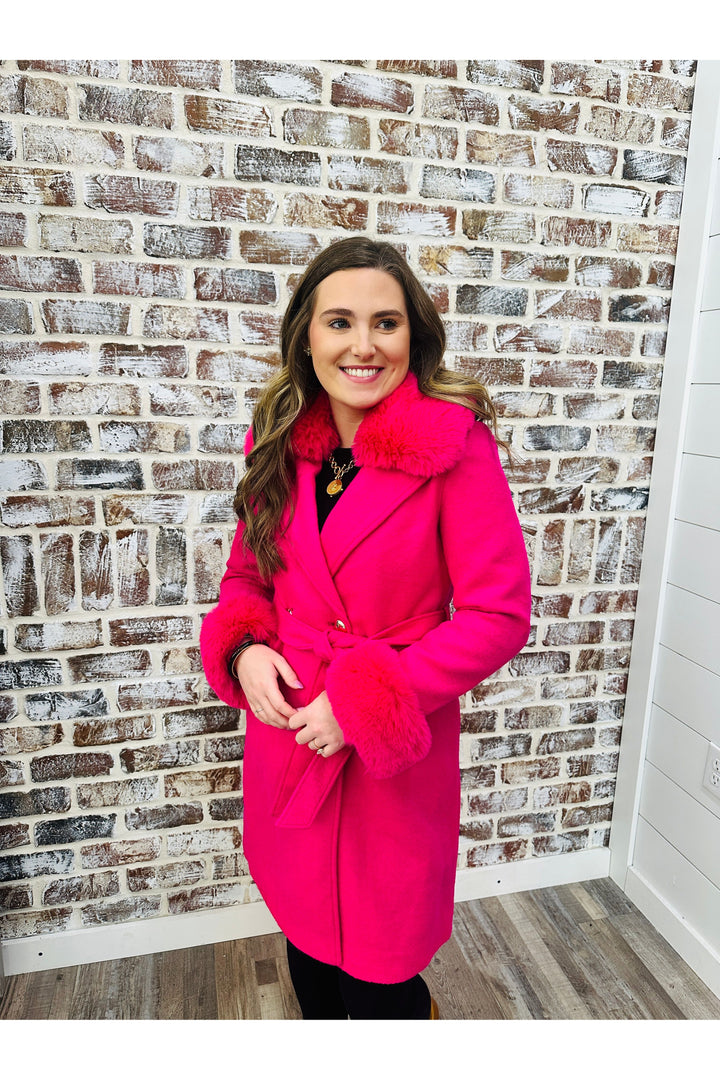 Enchantment Fur Trimmed Coat