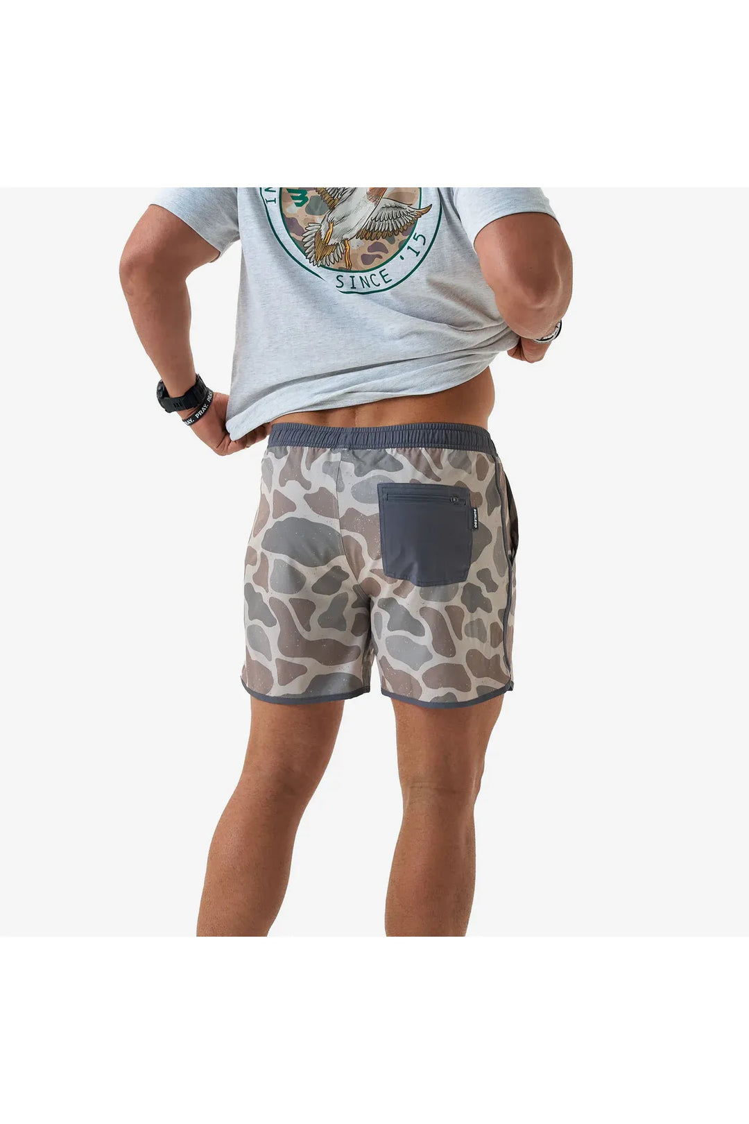 Burlebo Swim Trunk - Jumbo Classic Deer Camo