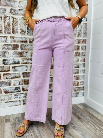 Braided Lilac Jean