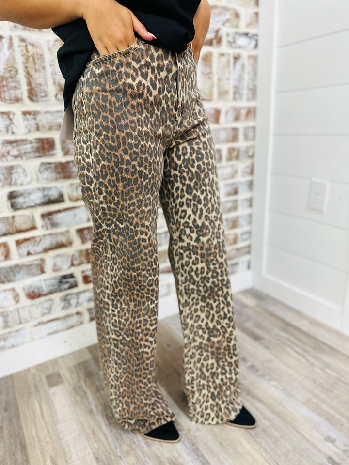 Daze Cool Cat High Rise Wide Leg