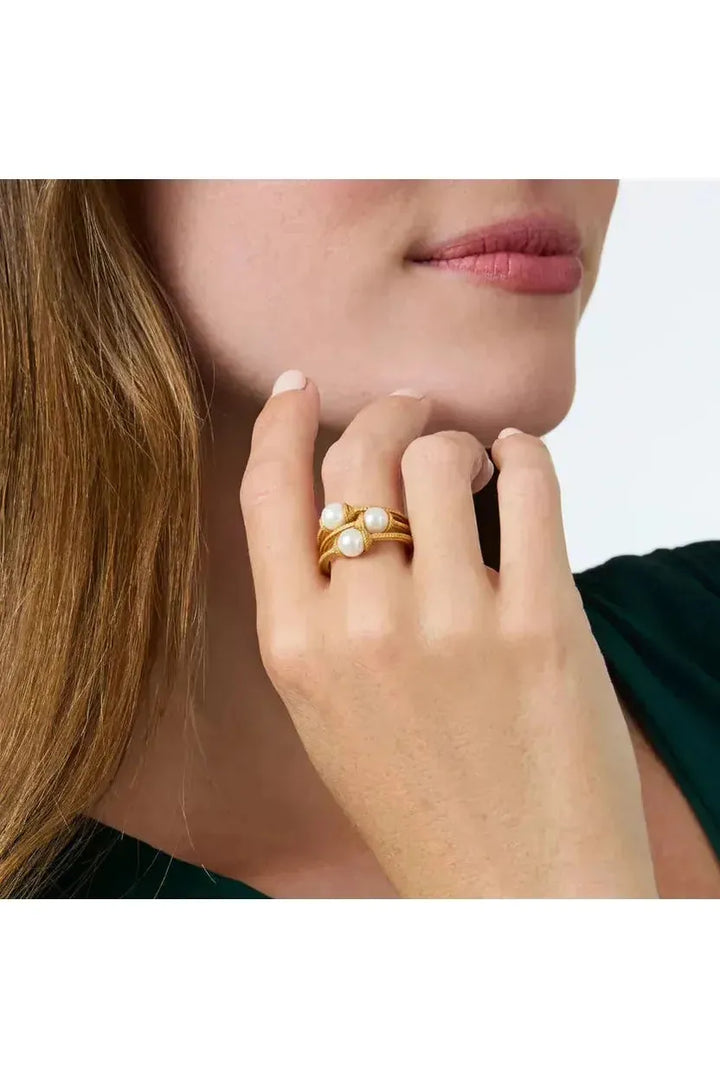Julie Vos Calypso Trio Ring size 7