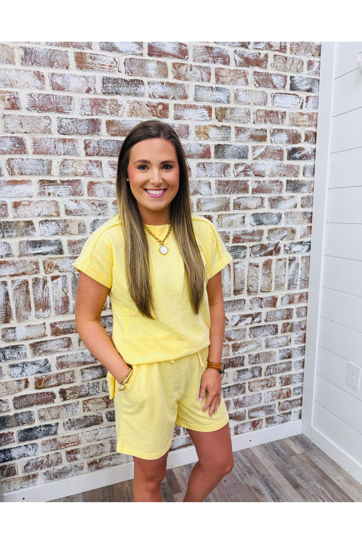 Yellow Pima Cotton Set