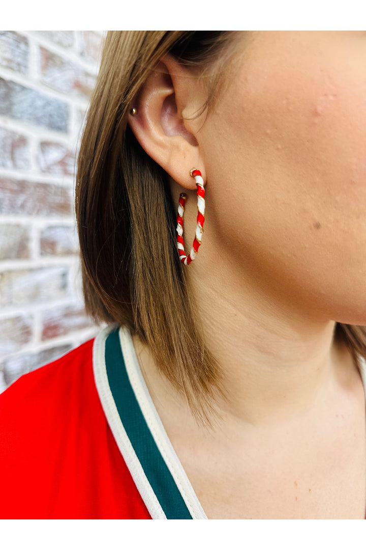 Red & White Hoops