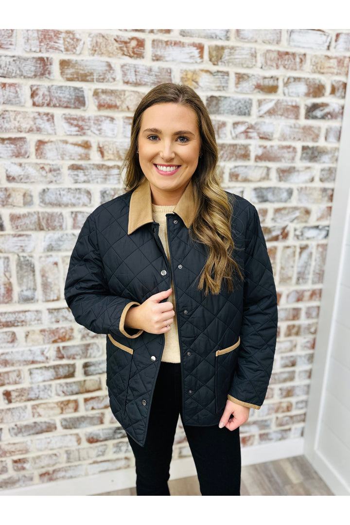 Quilted Cutie Black Jacket