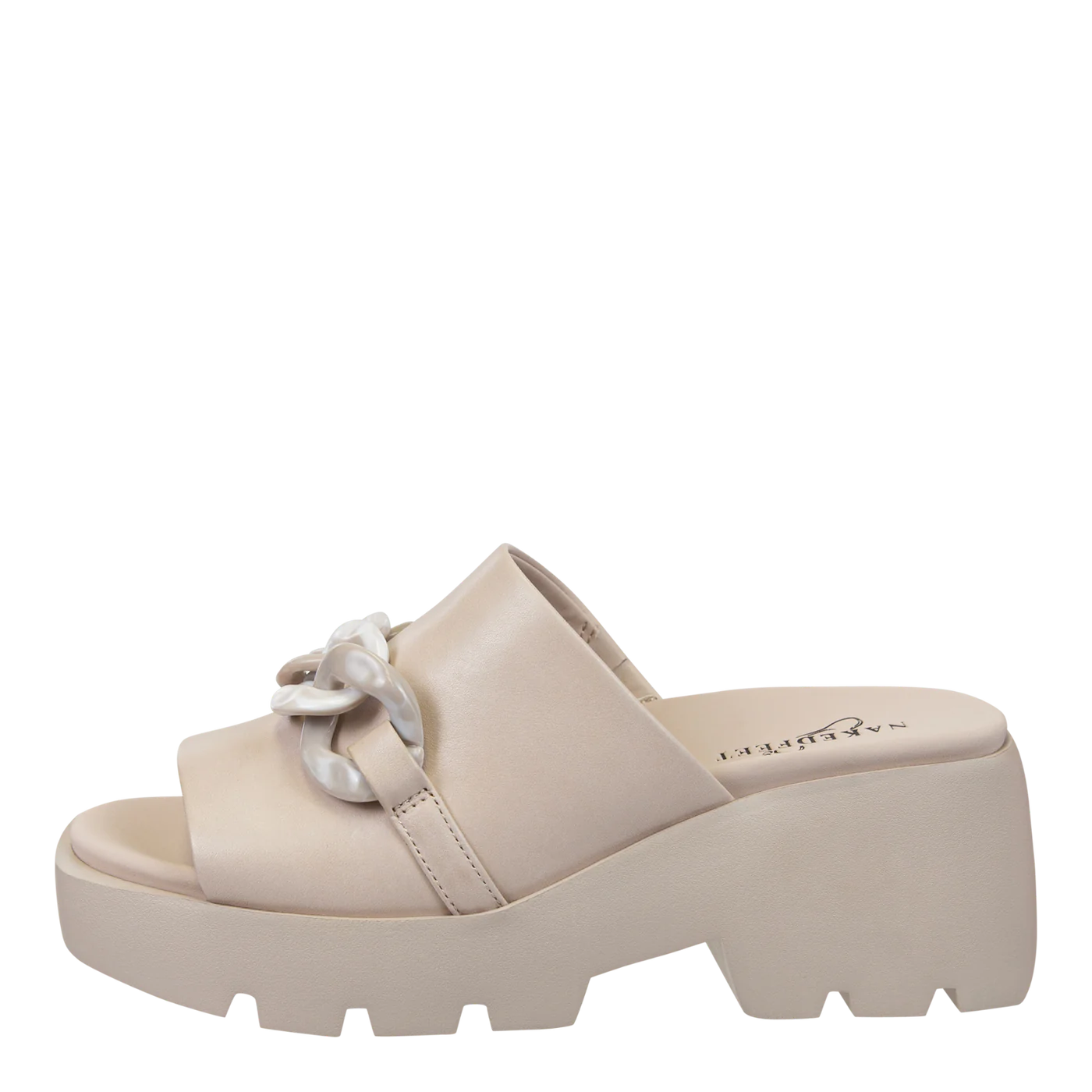 Naked Feet| ISO IN BEIGE PLATFORM SANDALS