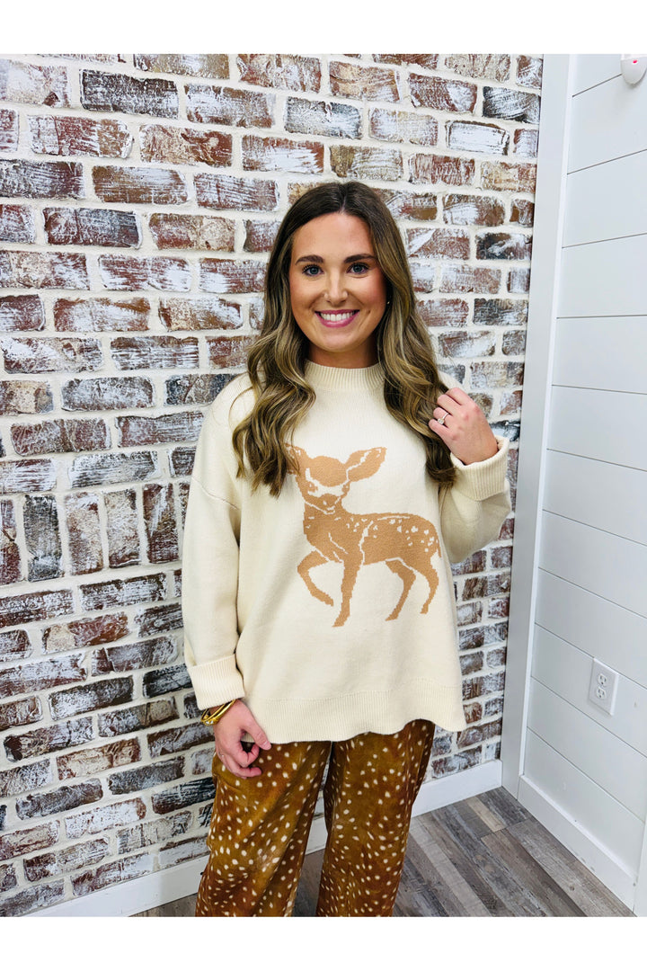 Fawn Oversized Sweater