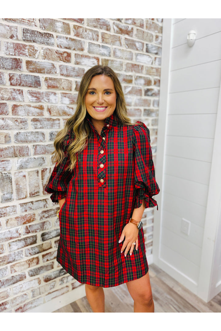 Ritzy Plaid Dress