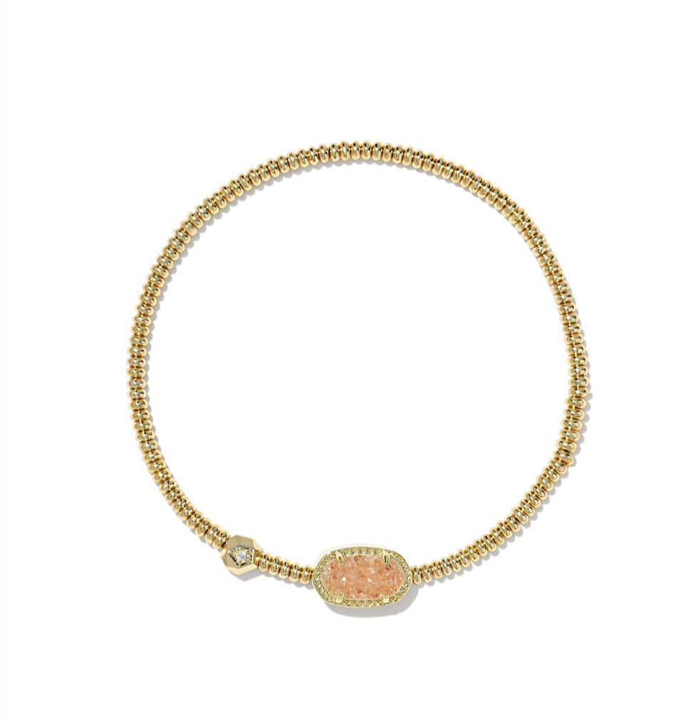 Kendra Scott| GRAYSON STRETCH BRACELET GOLD SAND DRUSY