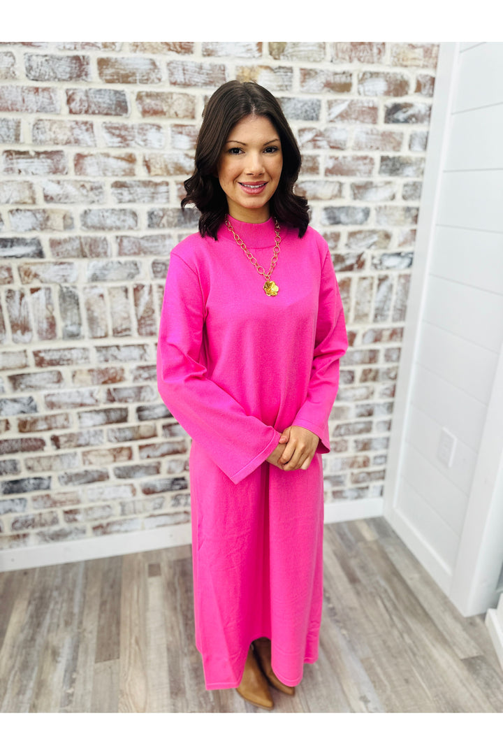Barbie Pink Midi Dress