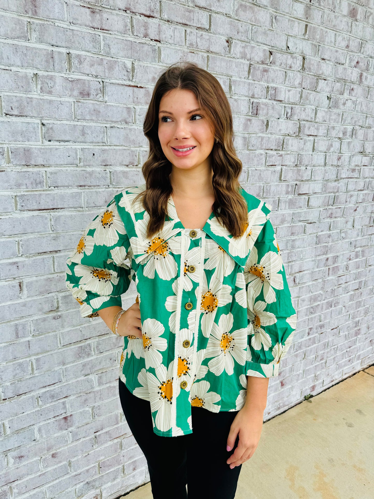 Fall Flower Fashion Top