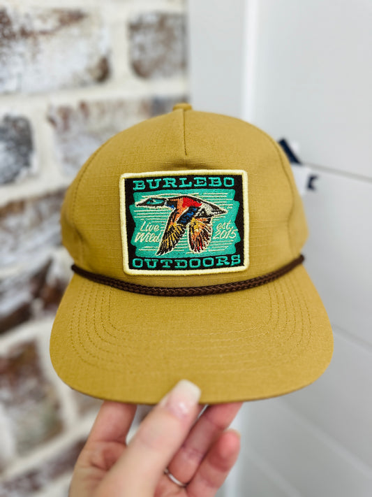 Burlebo Hat -Brown-Green Head Duck Stamp