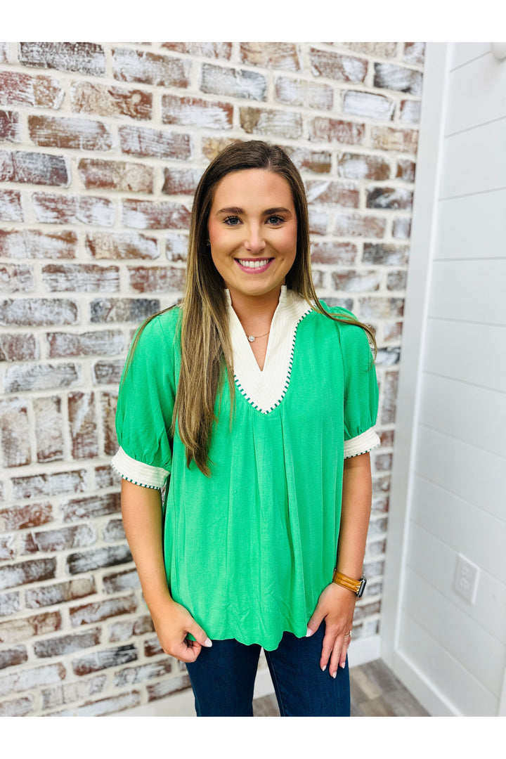 Island Green Detailed Top