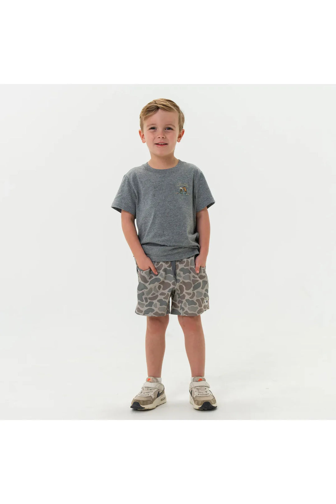 Youth Burlebo Athletic Short - Classic Deer Camo