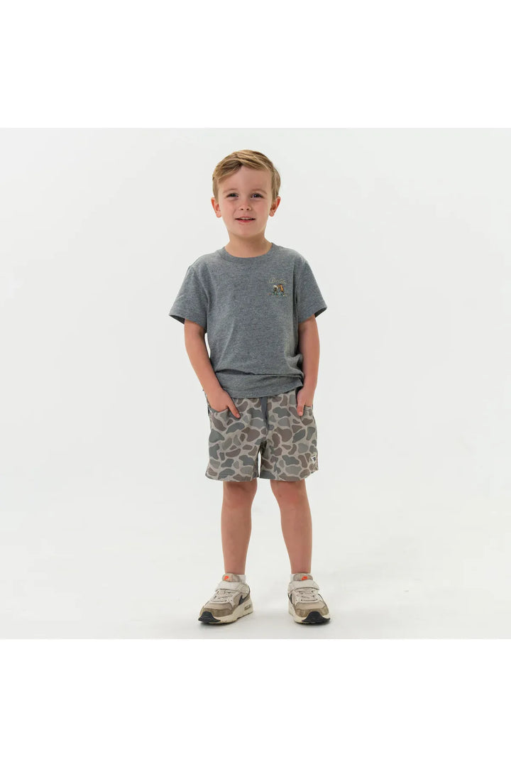 Youth Burlebo Athletic Short - Classic Deer Camo