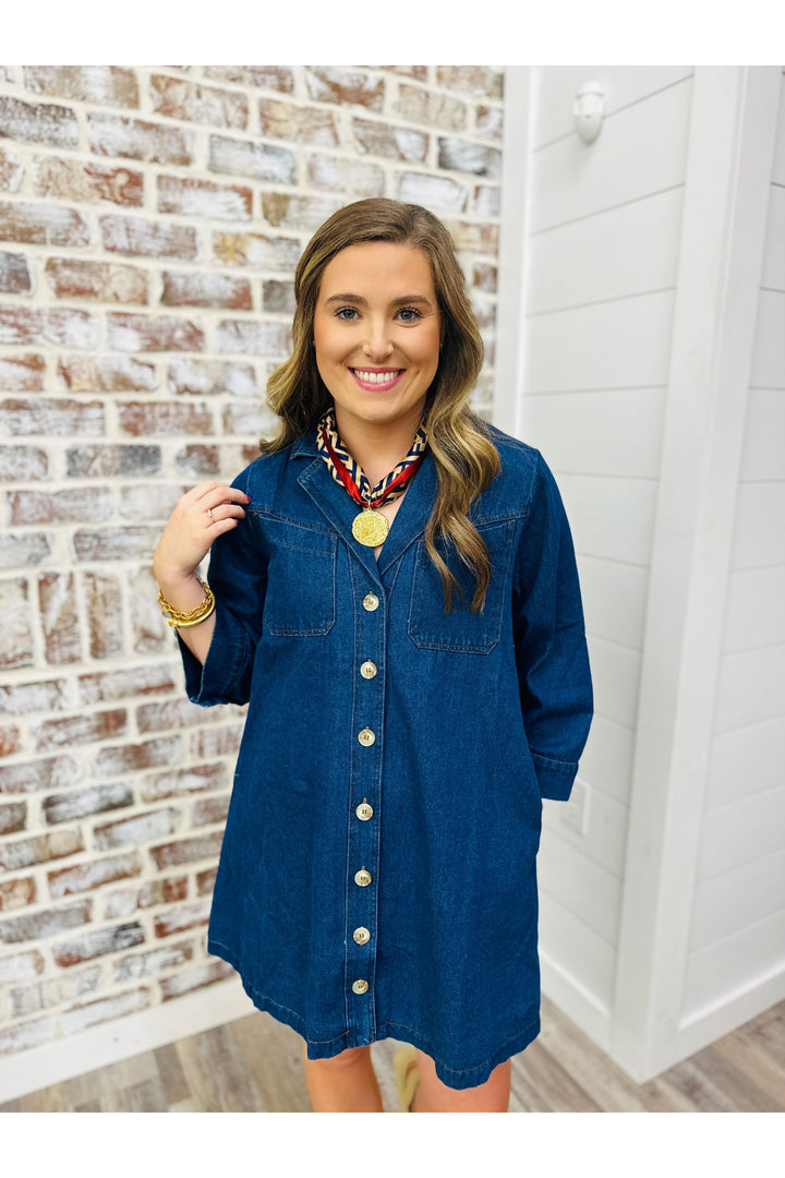 Daisy Denim Dress