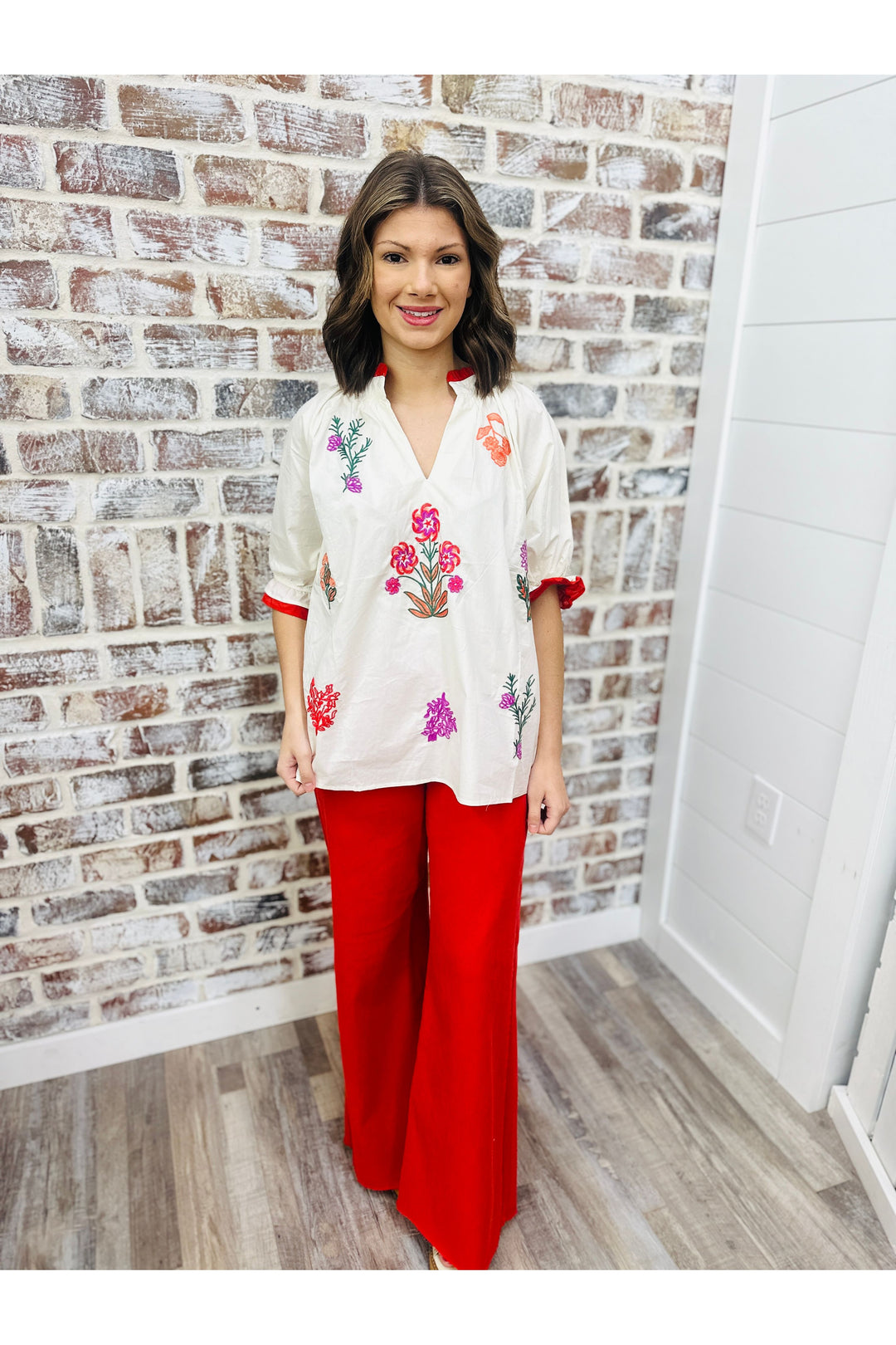 Fiesta Blooms Top