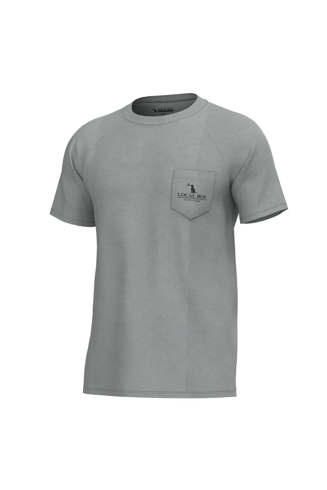 Local Boy | Brush Badge Short Sleeve Heather Performance Shirt
