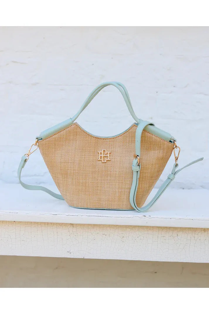 Leland Mini Tote Natural Mint