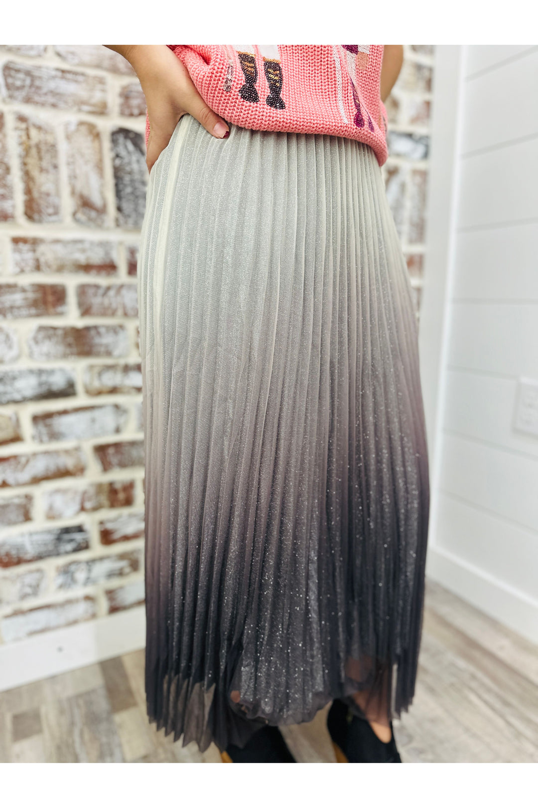 Shimmer & Shine Midi Skirt