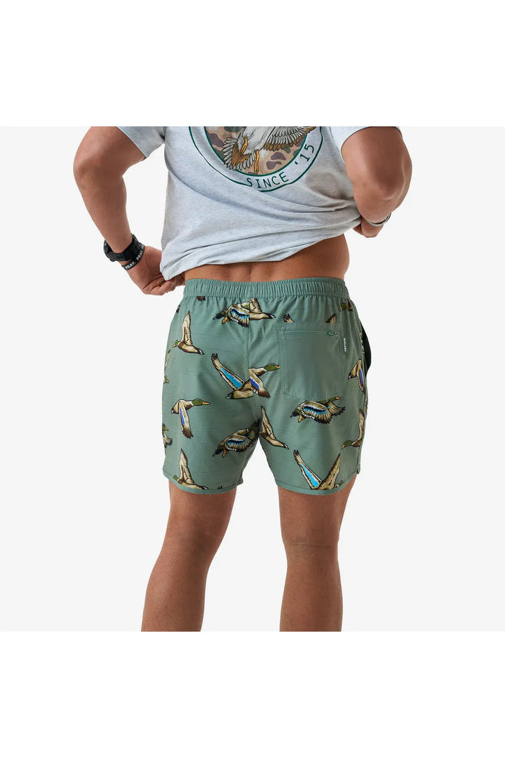 Burlebo Swim Trunk - Jumbo Mallards - Green