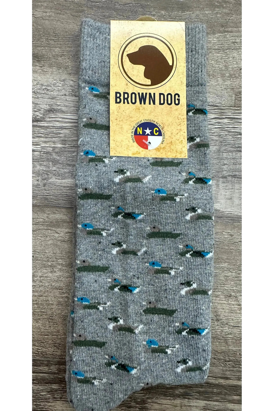 Brown Dog Dress Socks