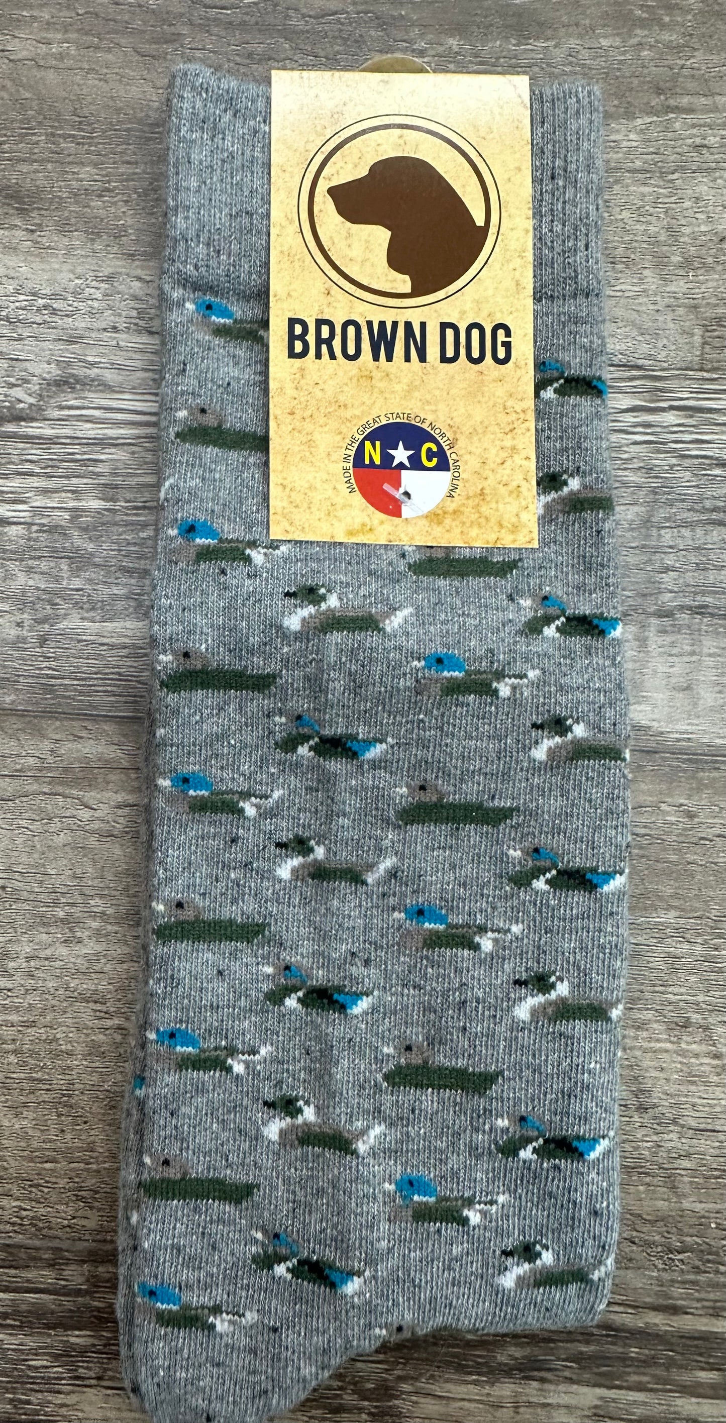 Brown Dog Dress Socks