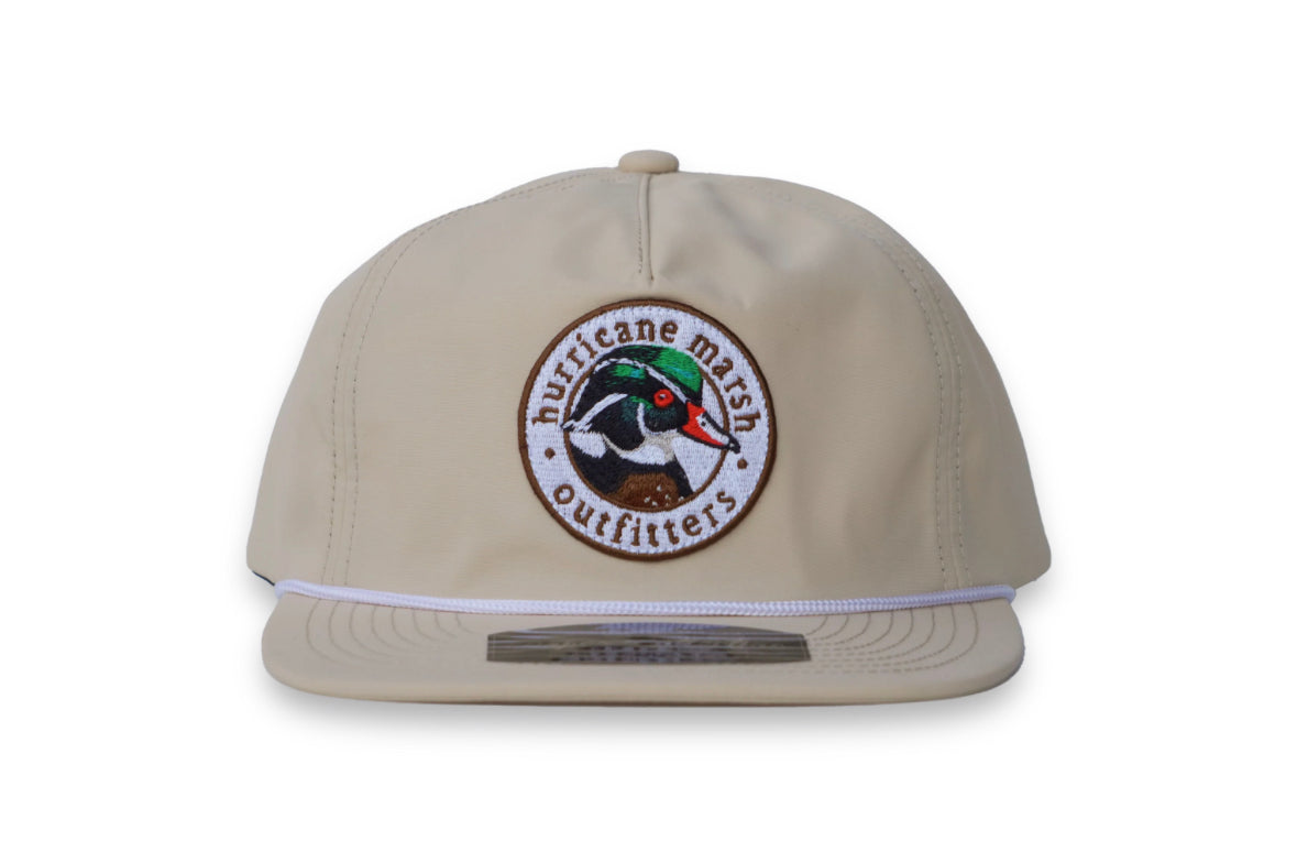 Hurricane Marsh Woodie Khaki Rope Cap