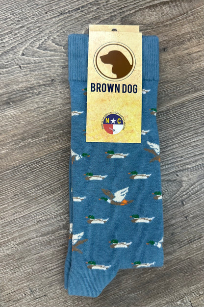 Brown Dog Dress Socks