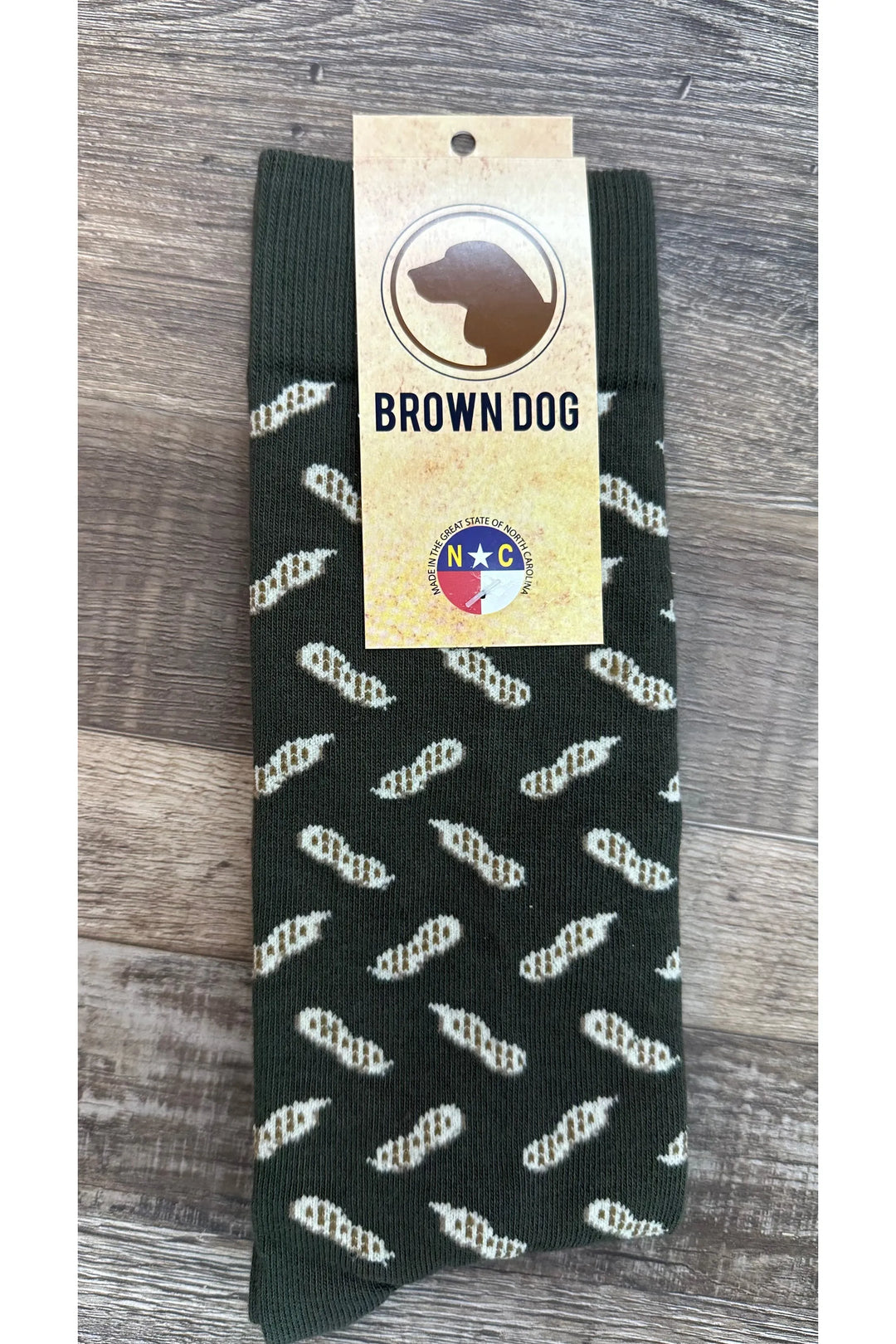 Brown Dog Dress Socks