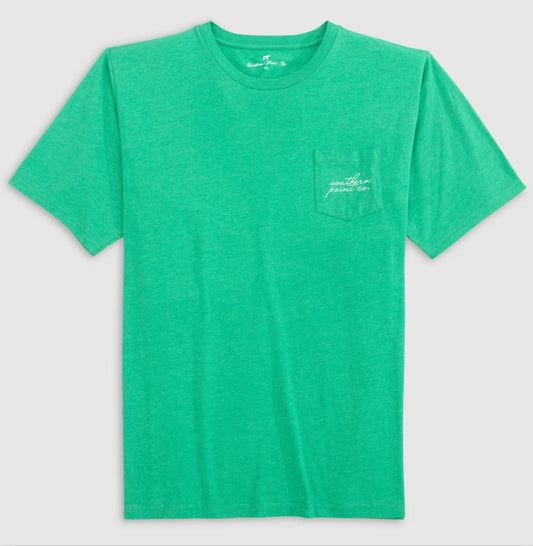 Southern Point Co-Water Ripples-Washed Jade T-Shirt