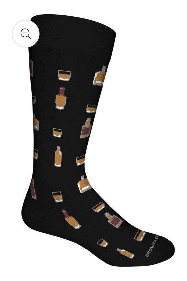 Brown Dog Dress Socks
