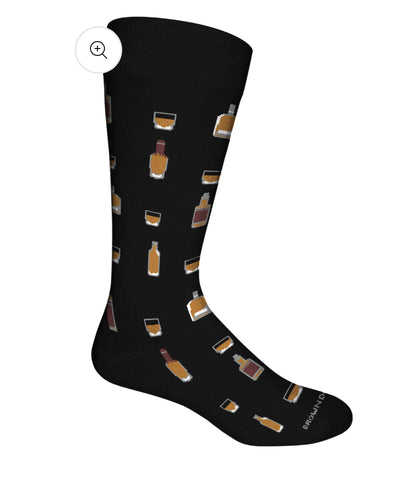 Brown Dog Dress Socks