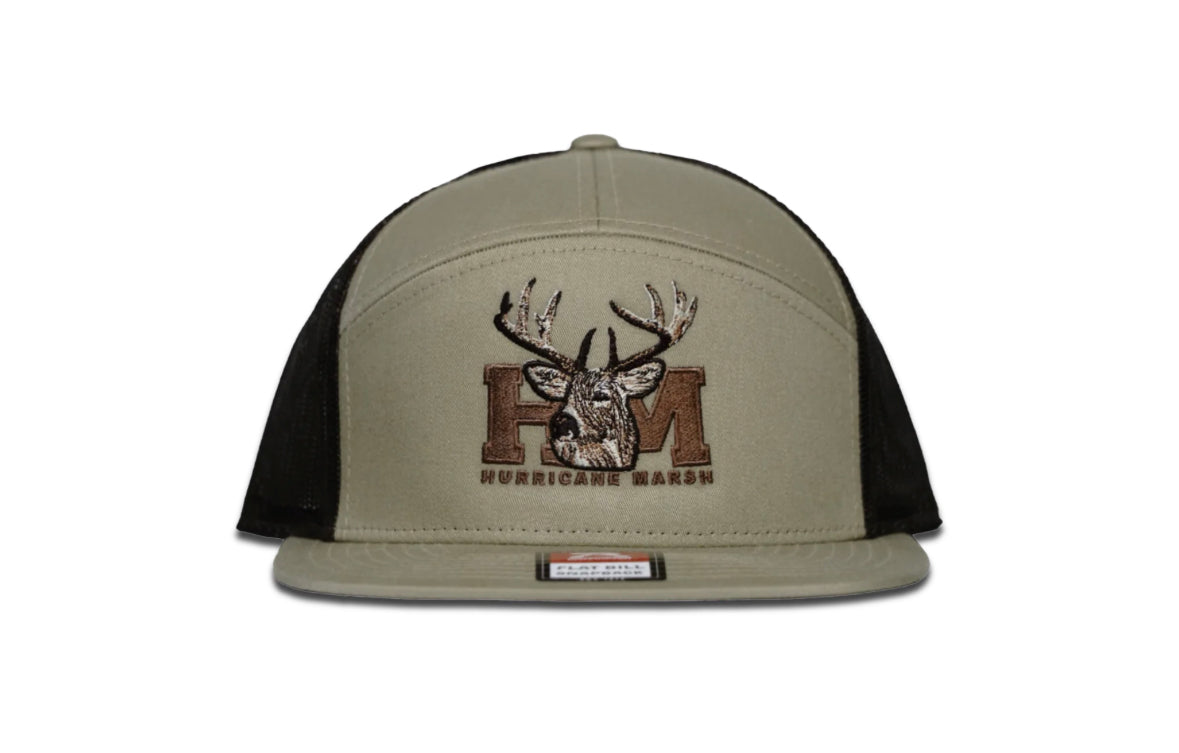 Hurricane Marsh Buck Khaki/Brown Cap