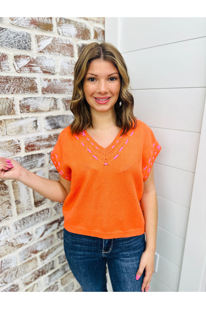 THML Orange Passion Top