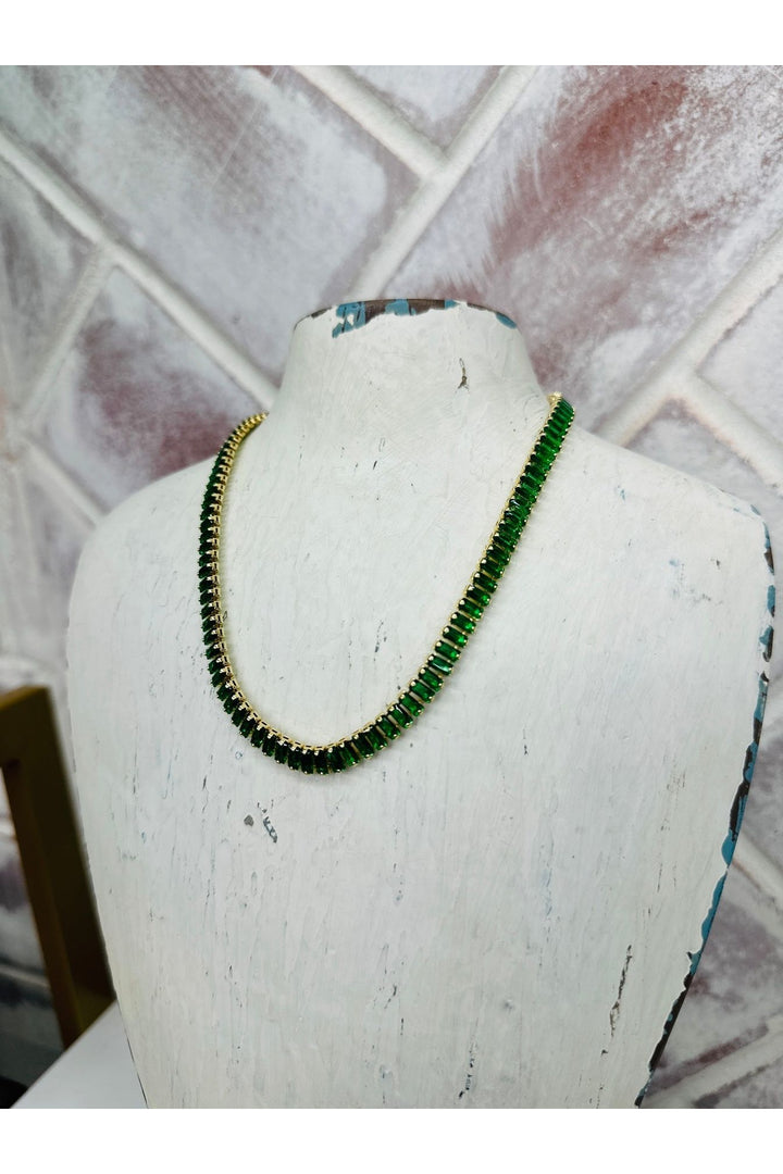 Gemelli Marley Green Necklace