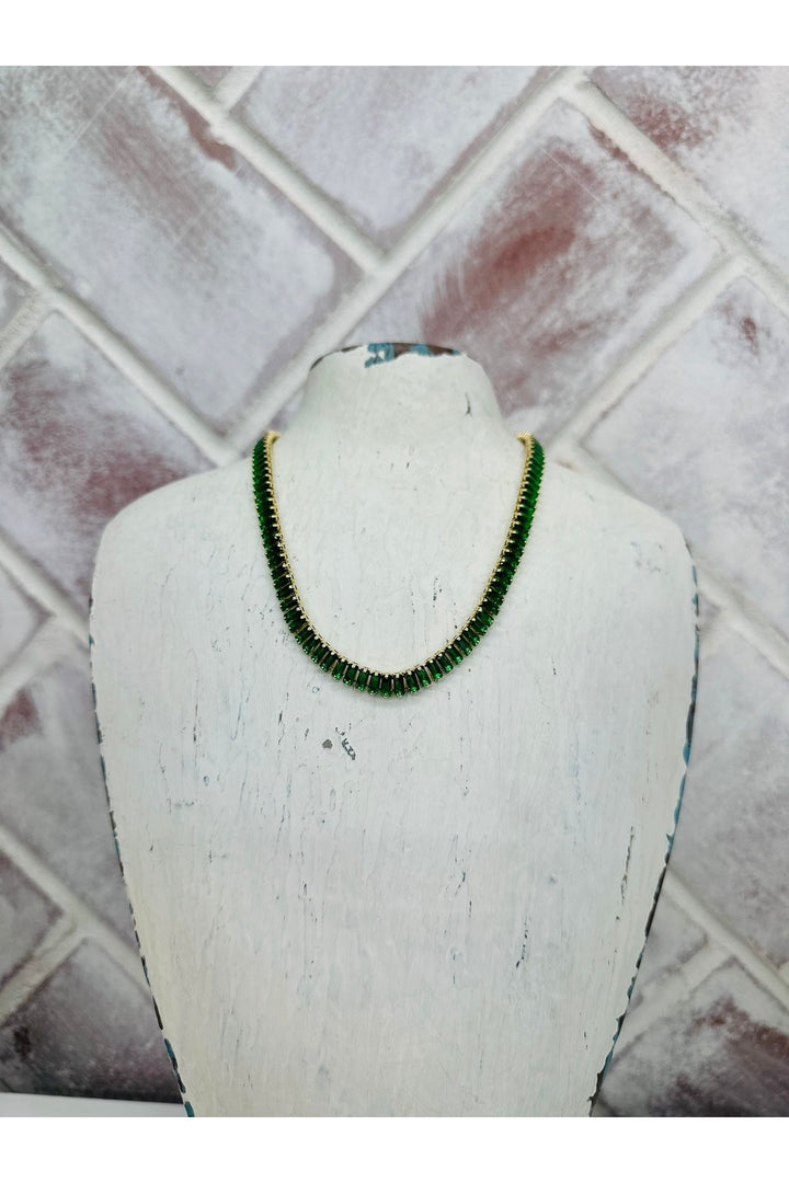 Gemelli Marley Green Necklace