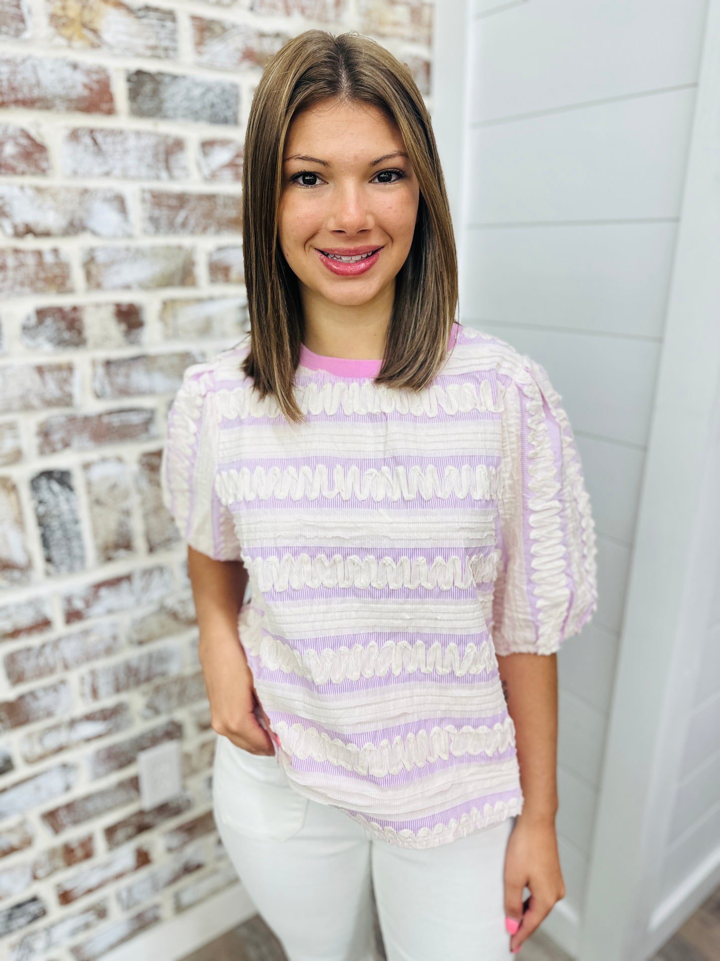 Twirl & Swirl Top