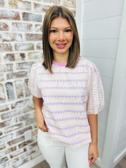 Twirl & Swirl Top