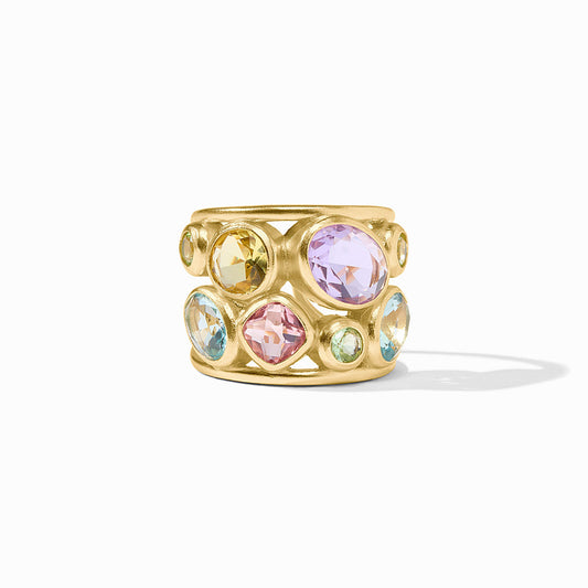 Julie Vos ~ Kaleidoscope Statement Ring ~ Multi-Stone Size 7