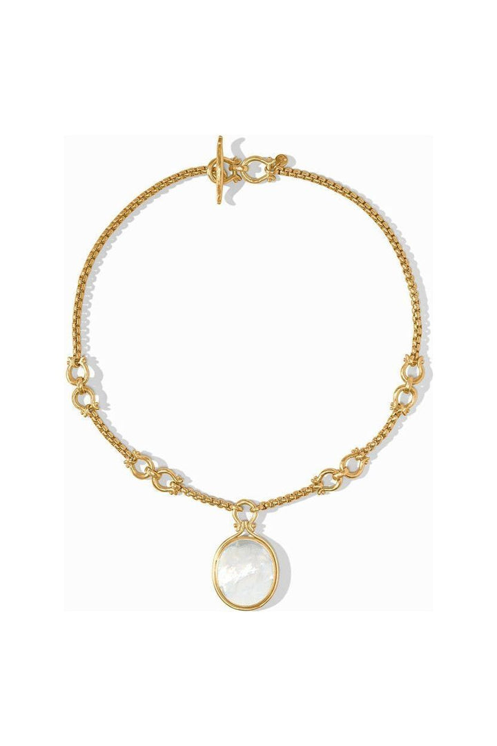 Julie Vos ~ Saratoga Statement Necklace ~ Mother of Pearl