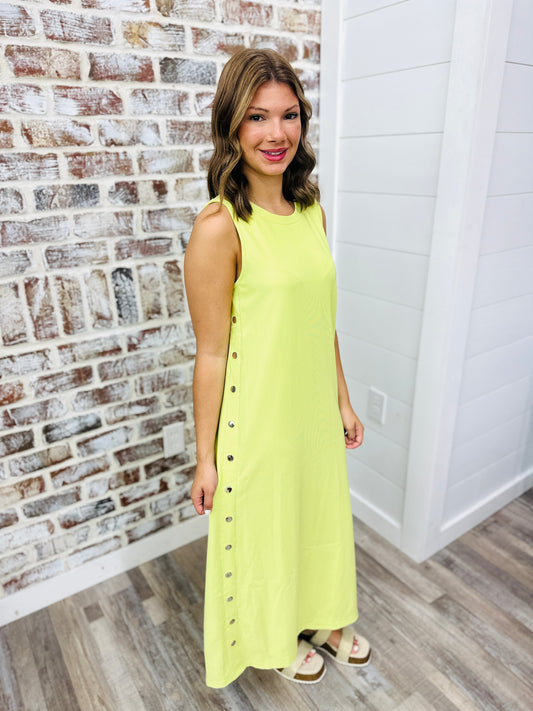 Lime Lover Midi Dress