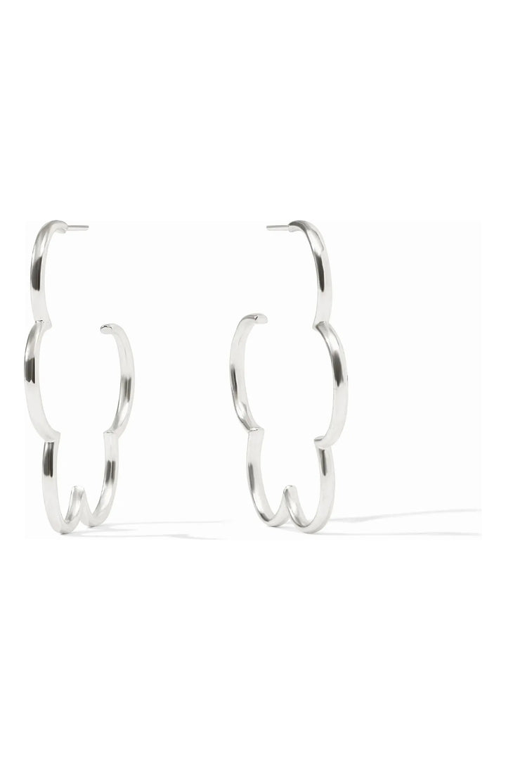 Julie Vos | Gardenia Hoop - M Silver