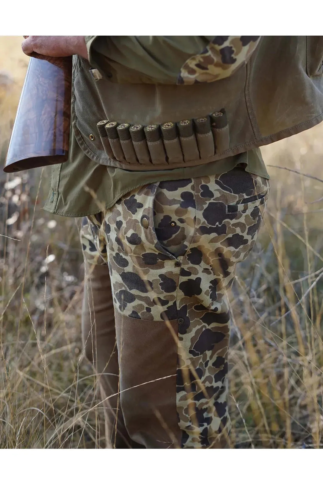 Ball & Buck~ MIDWEIGHT FIELD PANT WAXED ~ Duck Camo