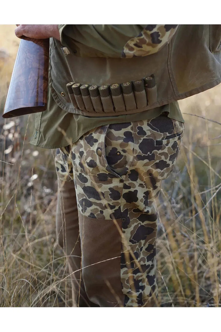 Ball & Buck~ MIDWEIGHT FIELD PANT WAXED ~ Duck Camo