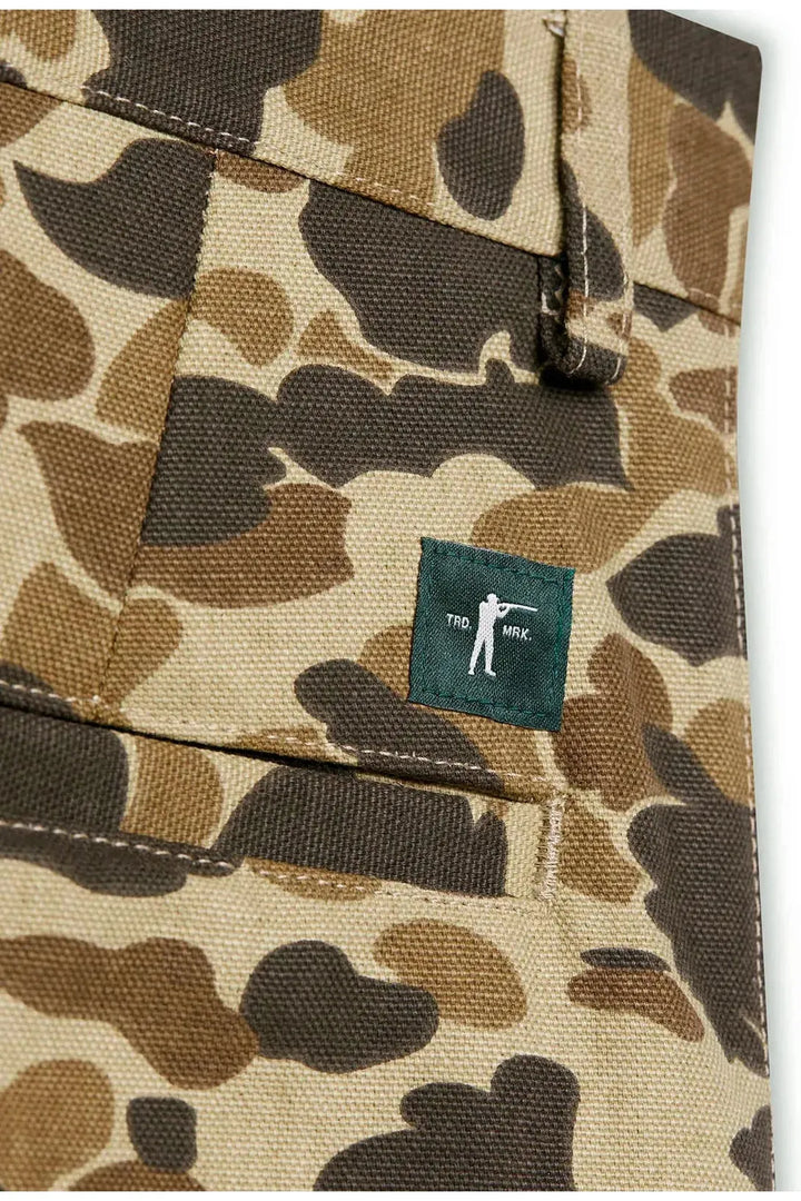 Ball & Buck~ MIDWEIGHT FIELD PANT WAXED ~ Duck Camo