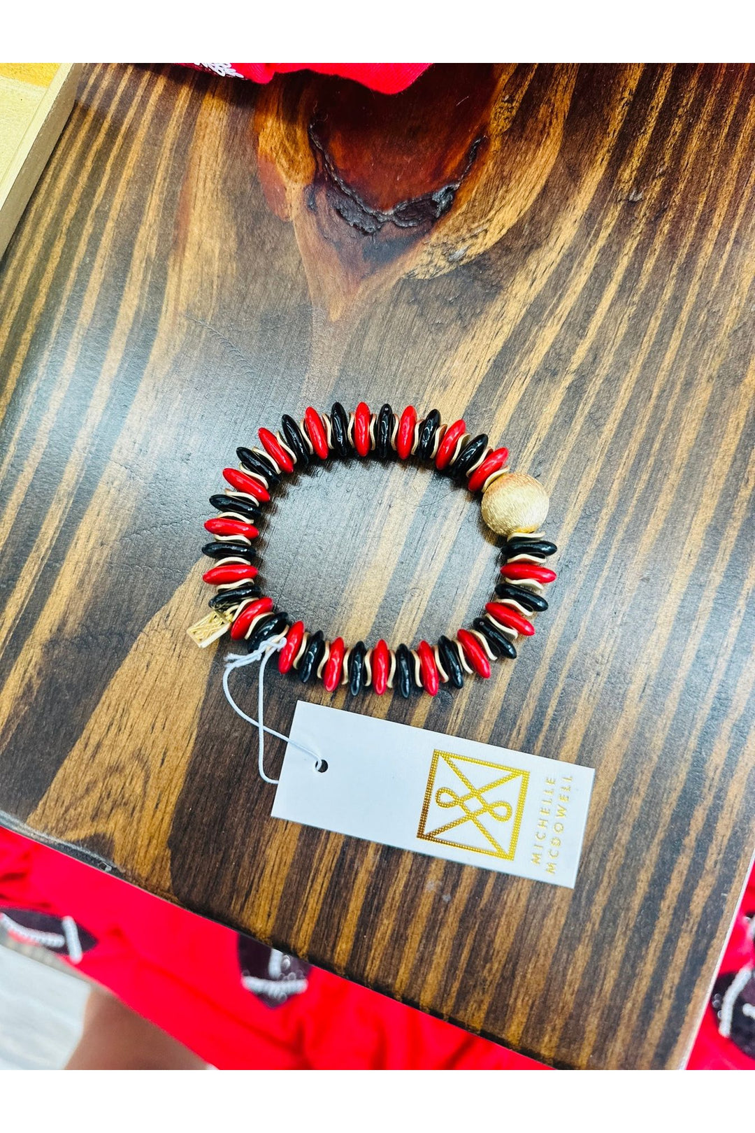 Chloe Bracelet Red & Black