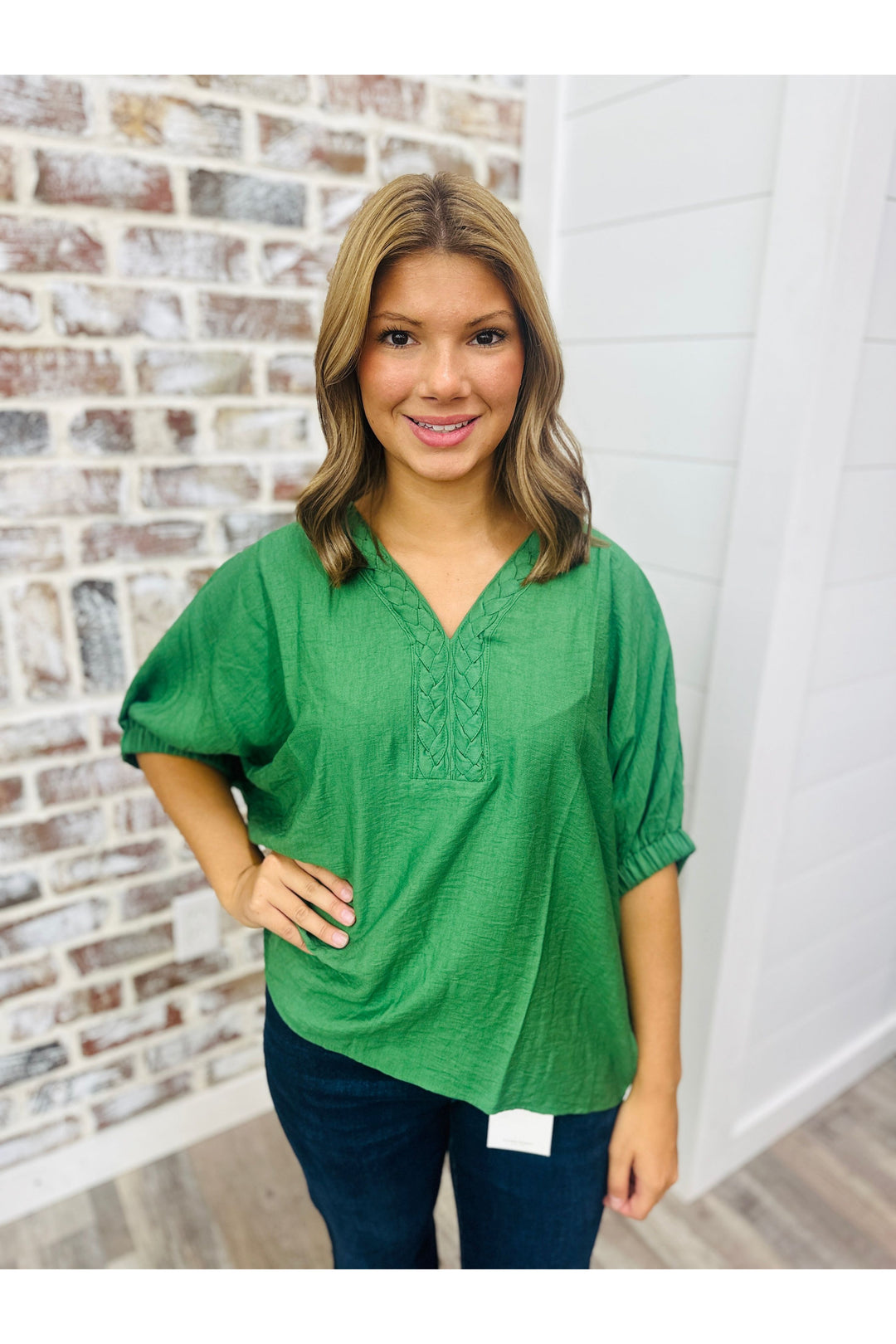 Fern Braided Top