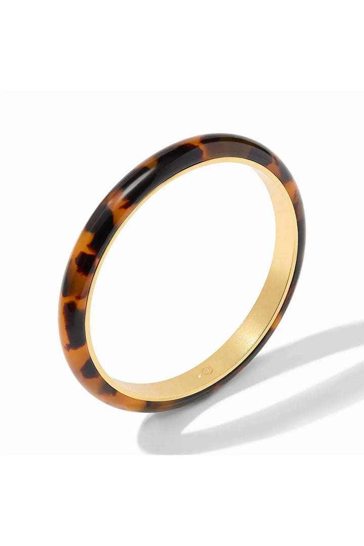 Julie Vos | Madison Statement Bangle - Tortoiseshell (medium)