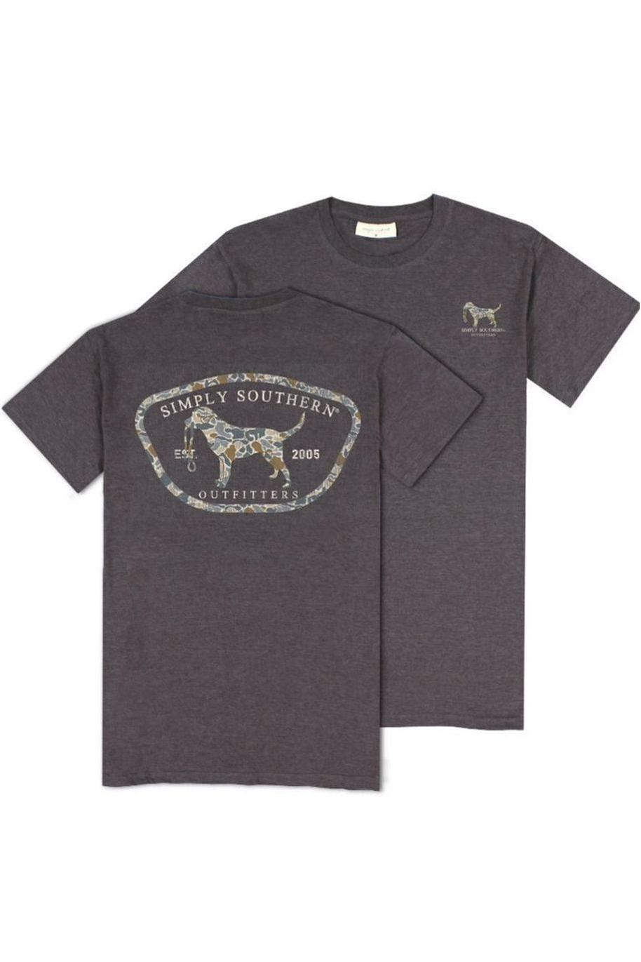 YOUTH Camo Dog Logo Tee