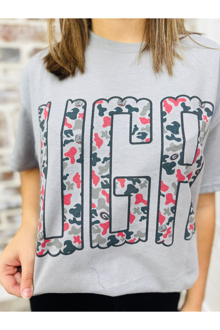 Camo UGA Tee